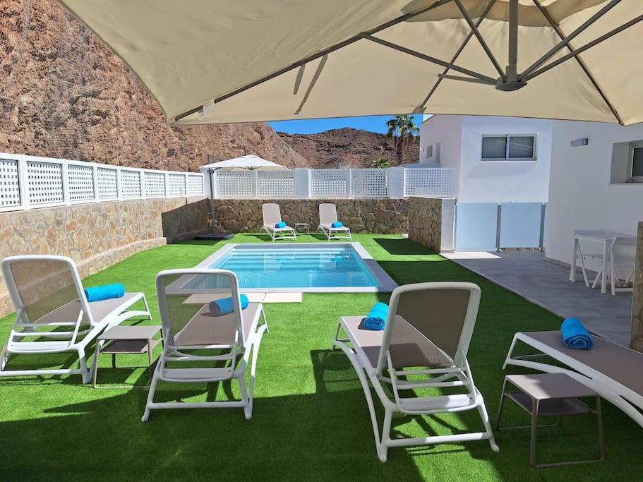 Malibu Mogan Secret Pool Villa - Piscina Privada Y Climatizada - Exclusive Heated Pool La Playa de Tauro Εξωτερικό φωτογραφία